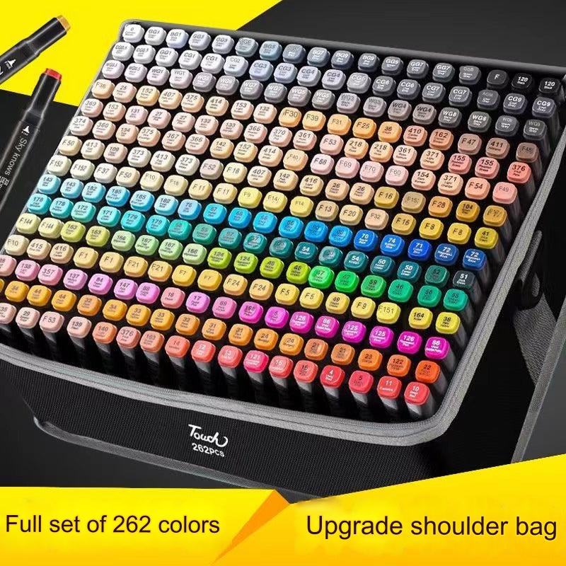 Artist using markers for drawing image 10