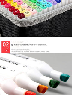 Double-ended marker set with vibrant colours image 1