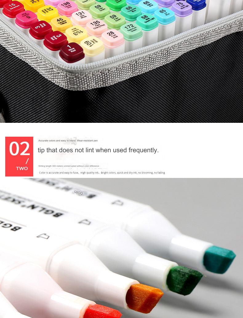 Double-ended marker set with vibrant colours image 1