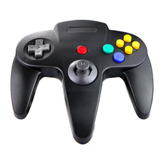 Close-up of wired Nintendo 64 controller