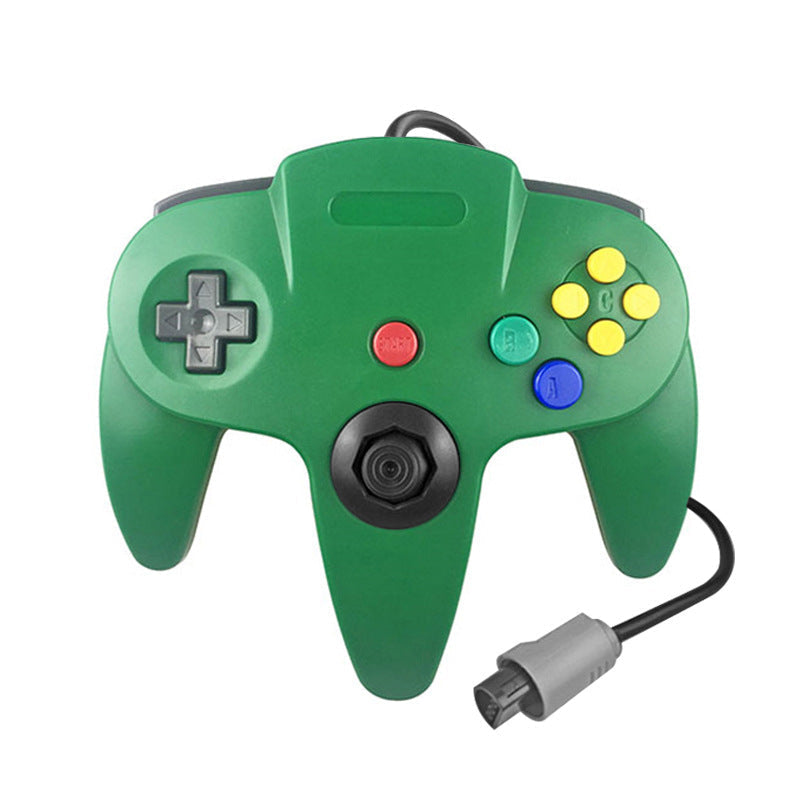 N64 wired controller with vibrant colours