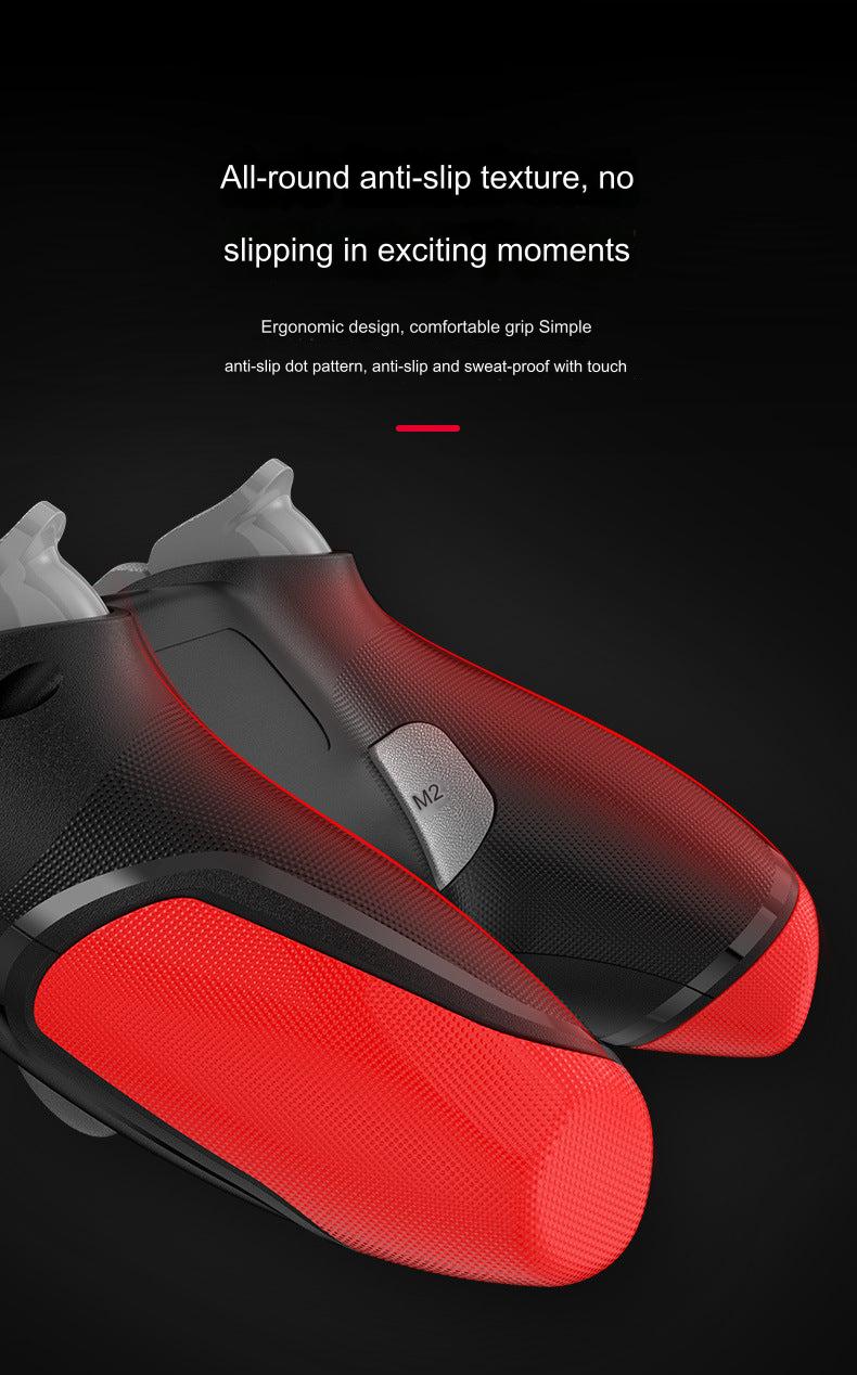 customisable colours Bluetooth controller on display