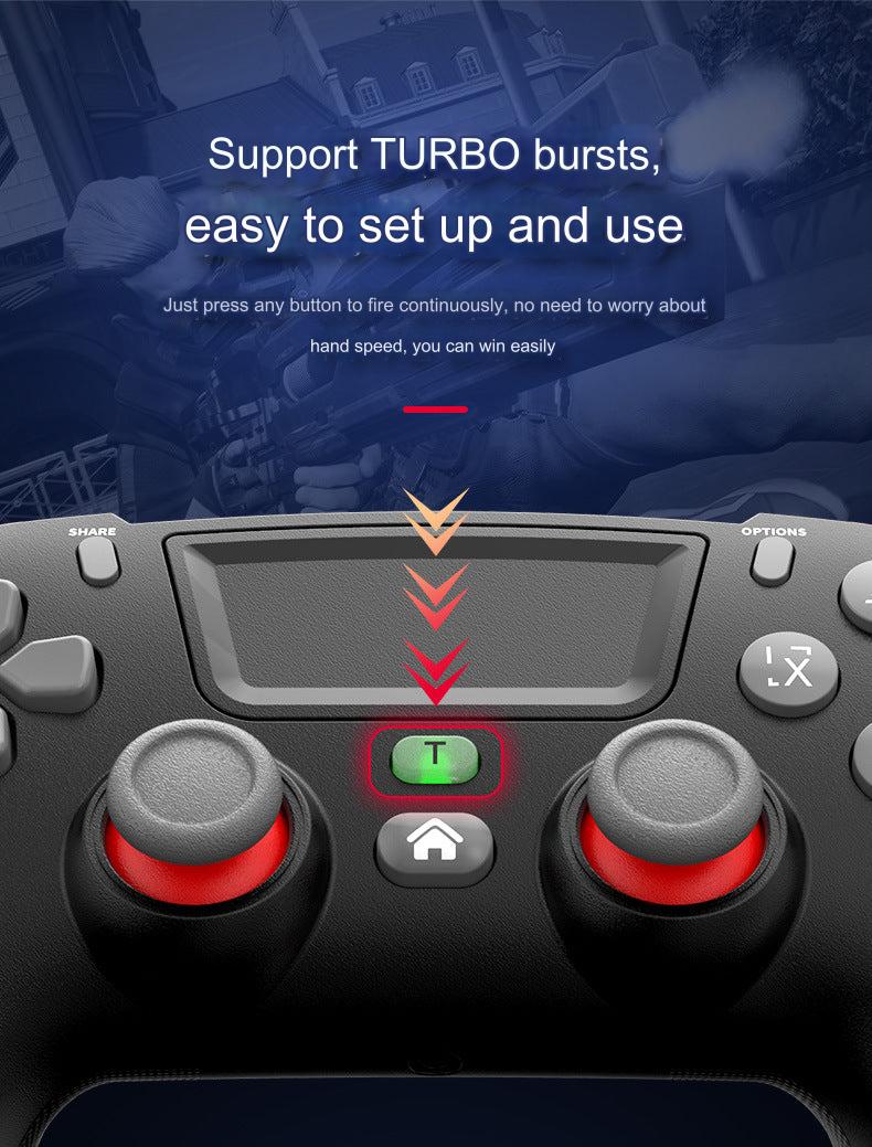 gaming controller close up on thumbsticks