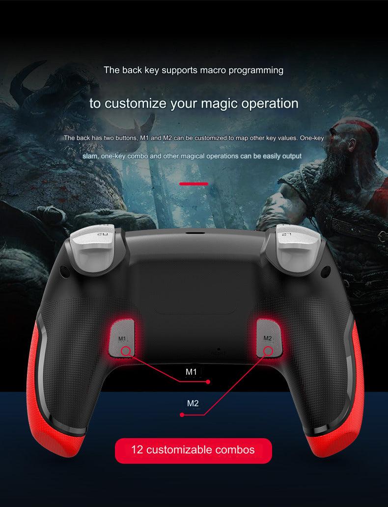 Bluetooth gaming controller side view