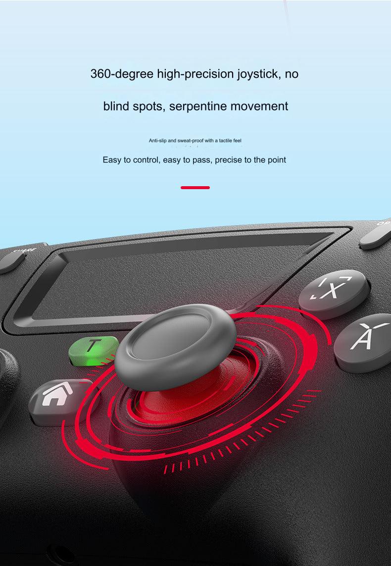 dual vibration feedback gaming controller in action