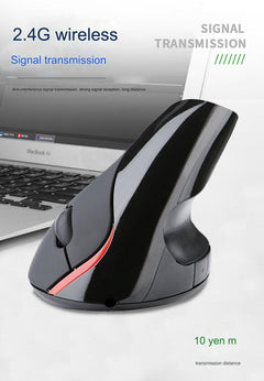 User in a comfortable position using the mouse