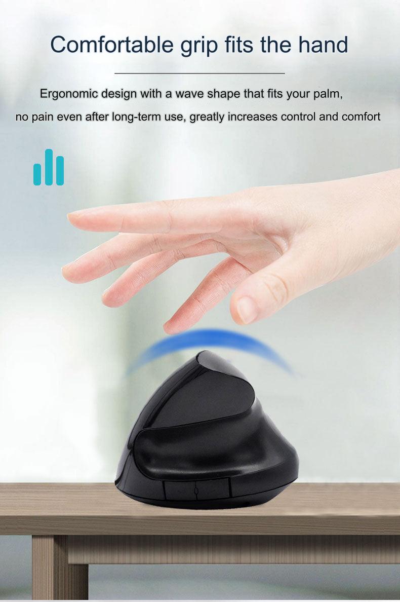 Top view of the rechargeable mouse with buttons