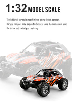 Off-road car showcasing agility on rough terrain