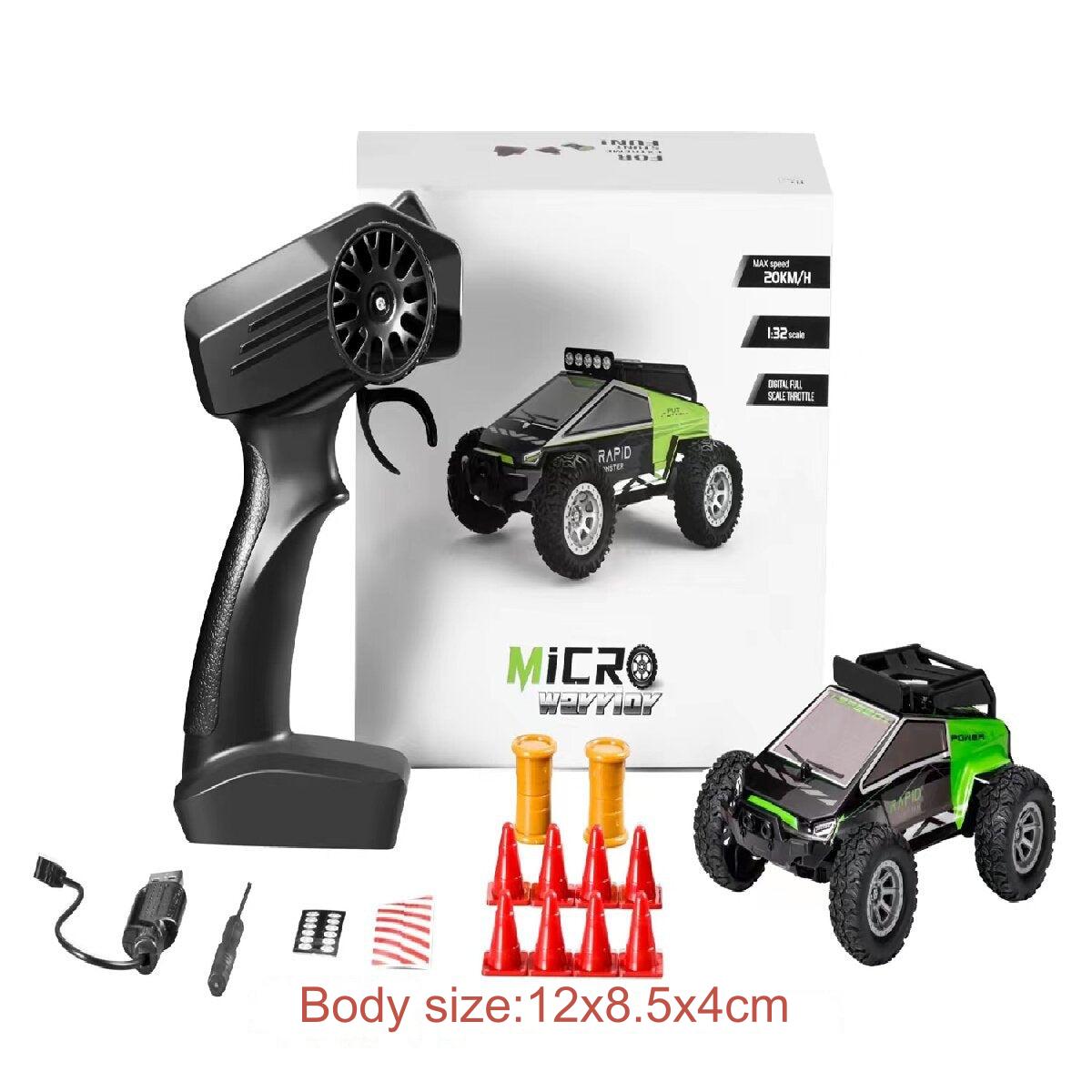 Close-up of the off-road car's design and features