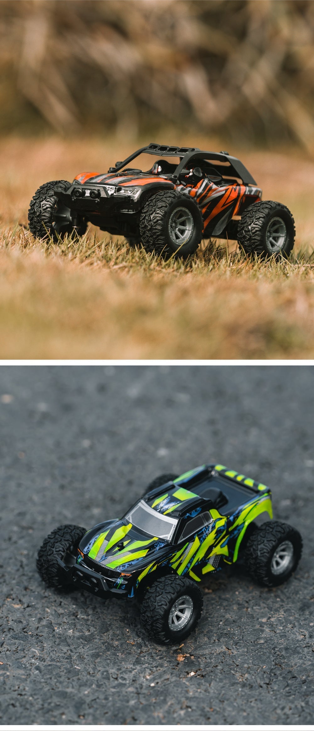 High-Speed 4WD Remote Control Off-Road Car in orange