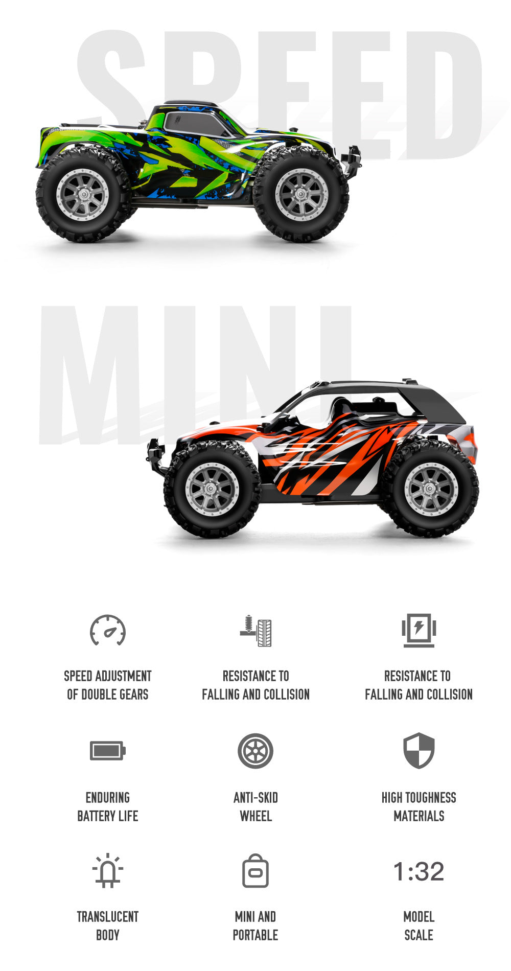 Kids playing with Remote Control Off-Road Car
