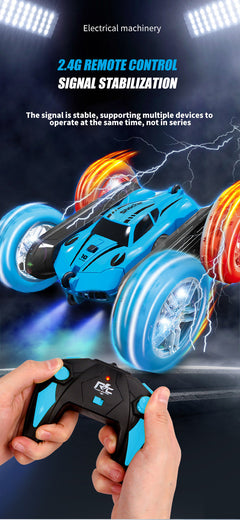 Top angle of the dual-sided remote control vehicle