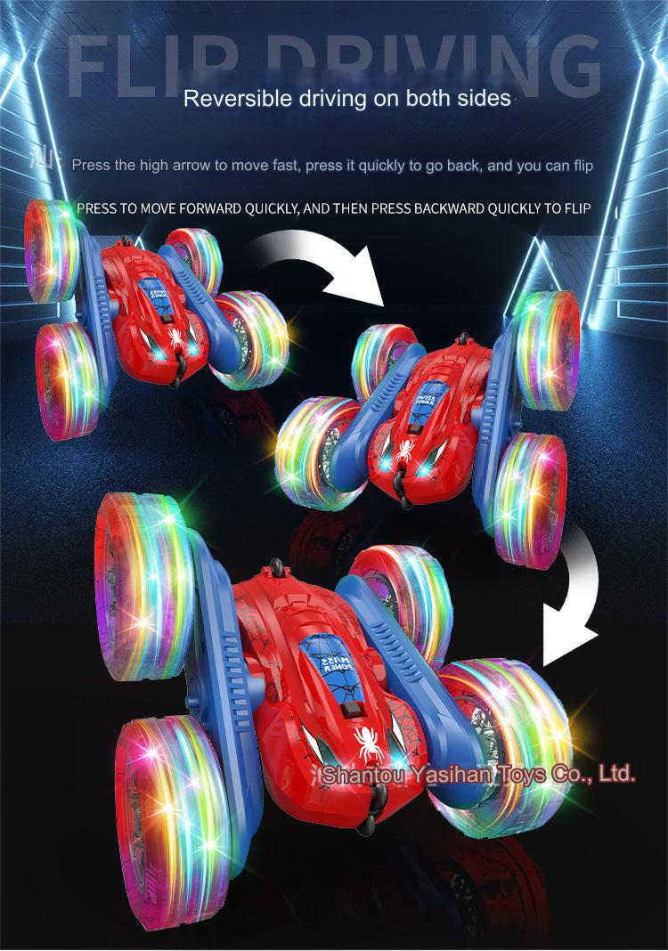 Ergonomic remote control for the flipping car
