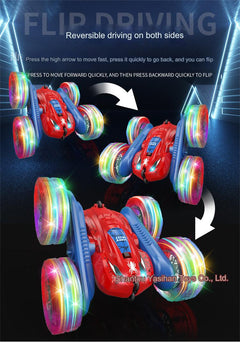 Ergonomic remote control for the flipping car