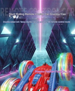 Top angle of the dual-sided remote control vehicle