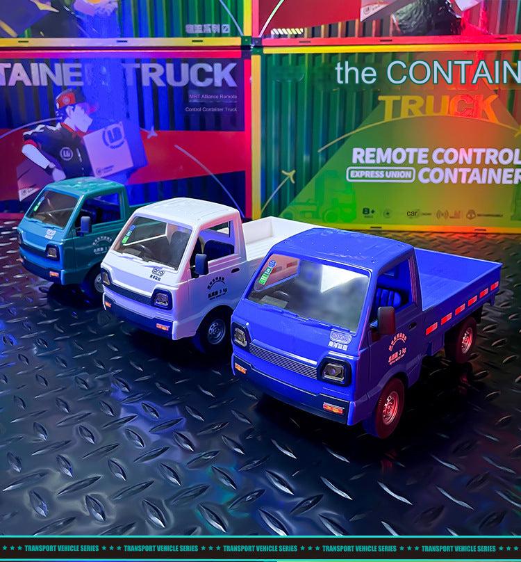 close up of RC toy car stickers