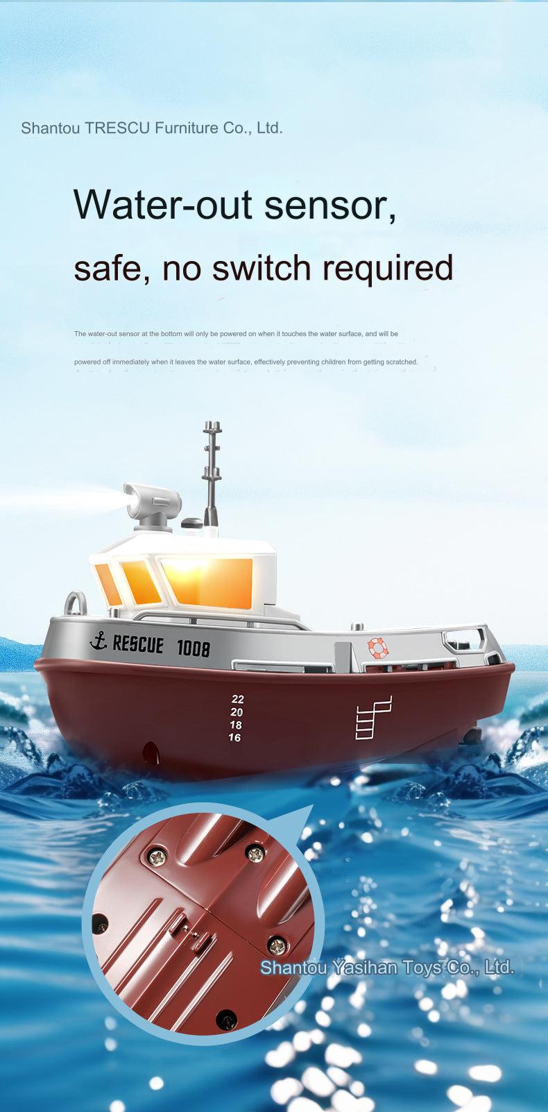 Remote Control Floating Boat Toy for ages 4-6