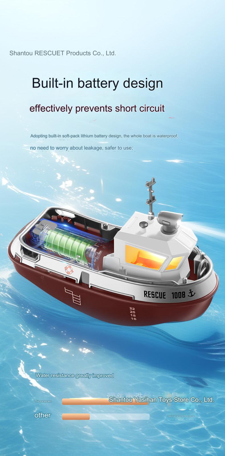 Remote Control Boat with night light feature