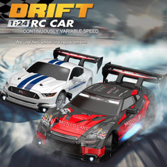 remote control car in motion