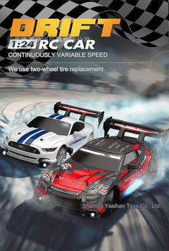 close-up of RC car features
