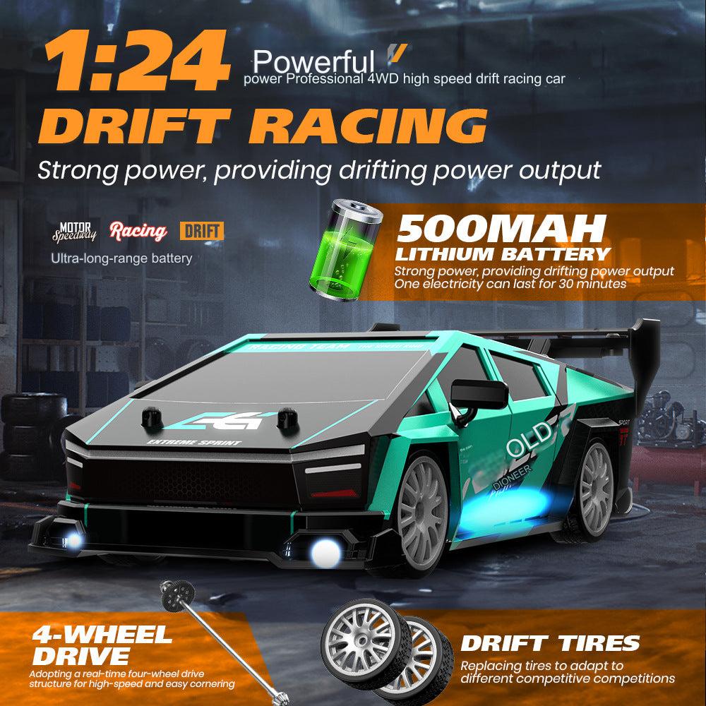 1:24 RC drift car in black colour