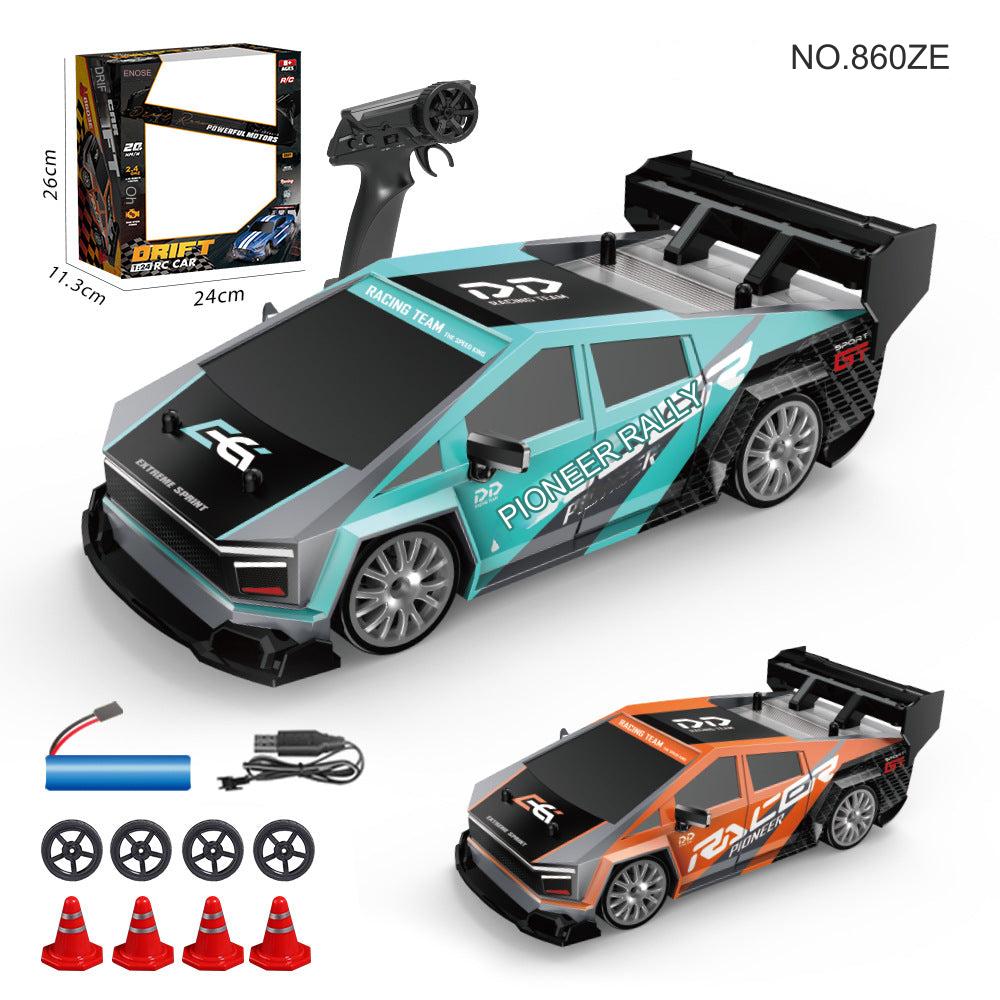 group of remote control cars