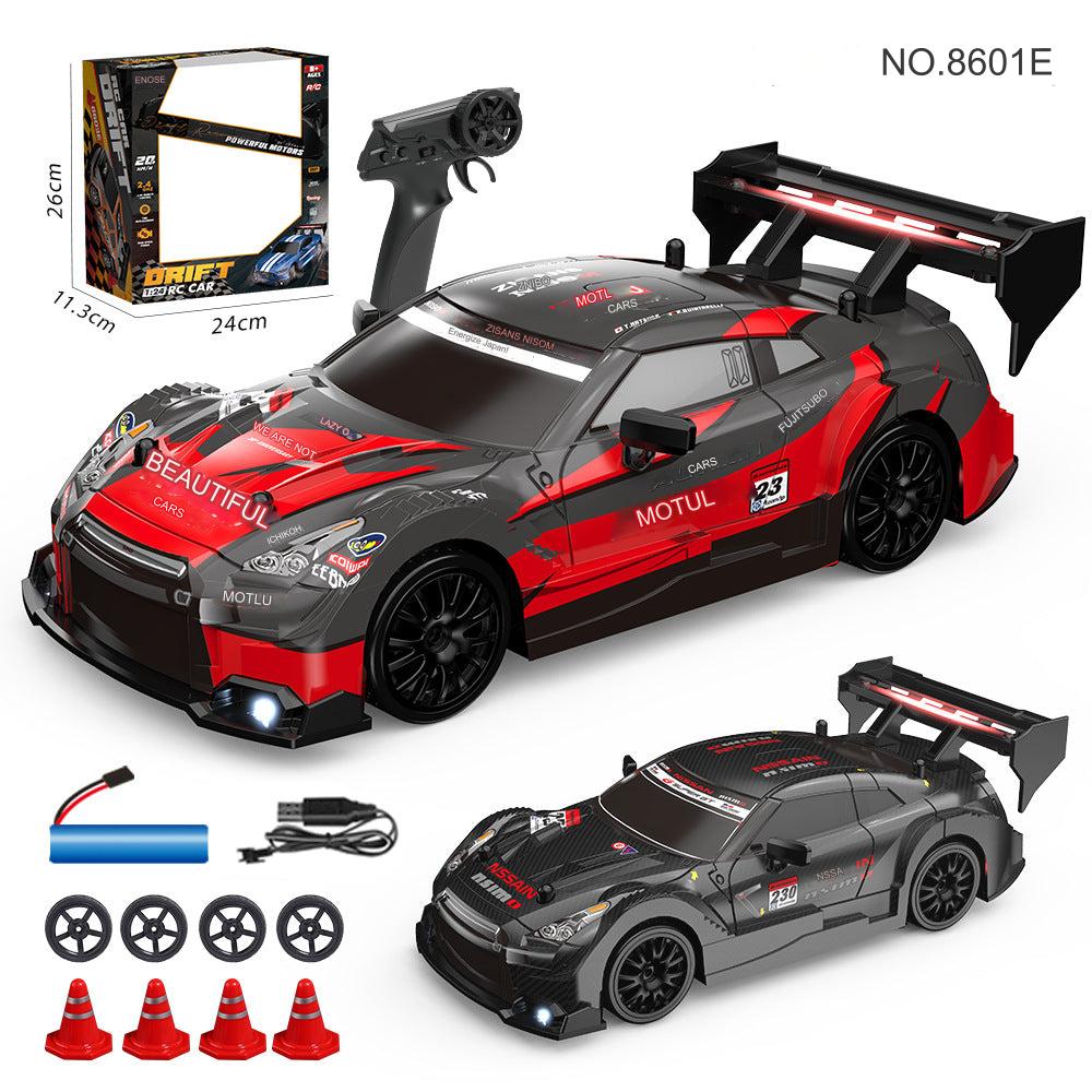 close-up of RC car features