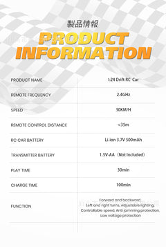 remote control car in motion