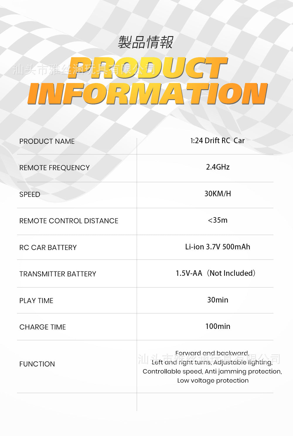remote control car in motion