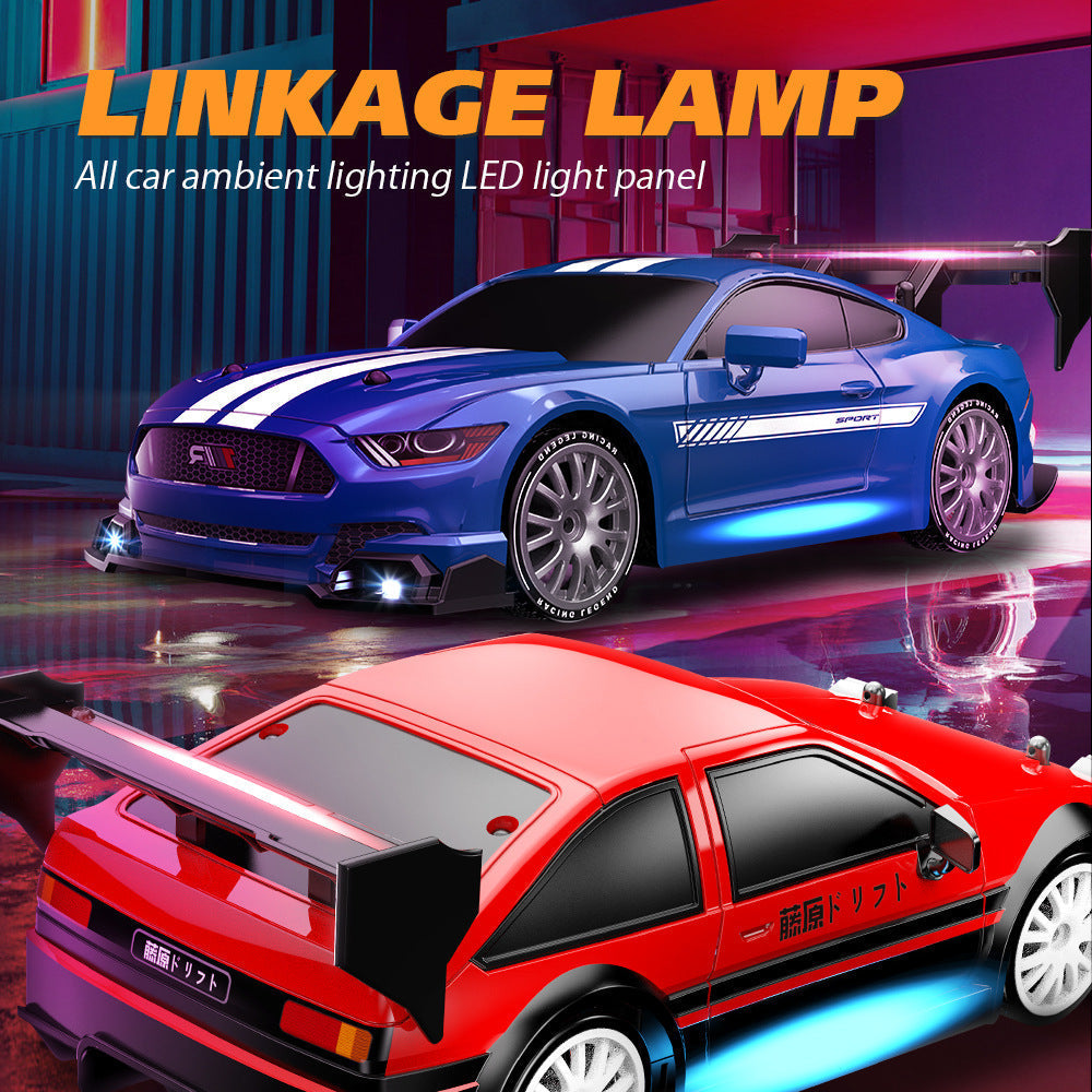 remote control drift car outdoors