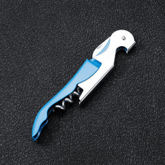 Multi-functional bottle opener for beer and wine