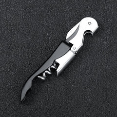 Multi-functional bottle opener for beer and wine