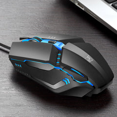 RGB lighting effects of gaming mouse