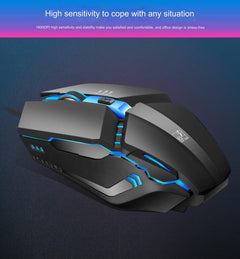 Programmable buttons on gaming mouse