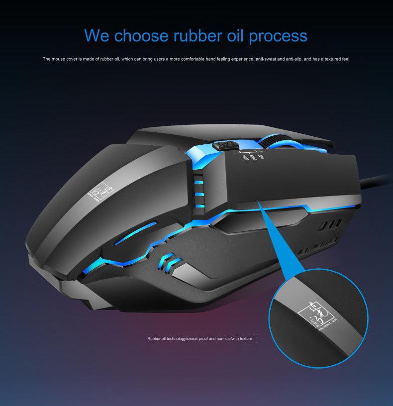 Programmable buttons on gaming mouse