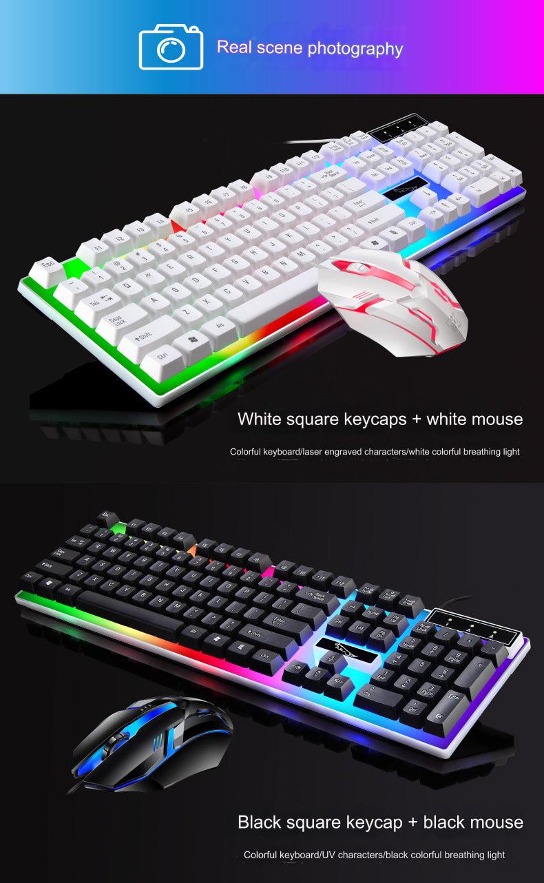 G21B wired gaming keyboard close up