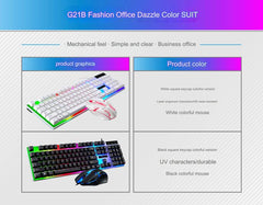 G21B gaming mouse and keyboard setup