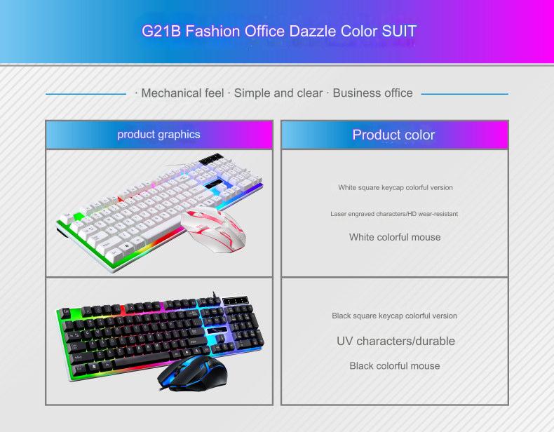 G21B gaming mouse and keyboard setup