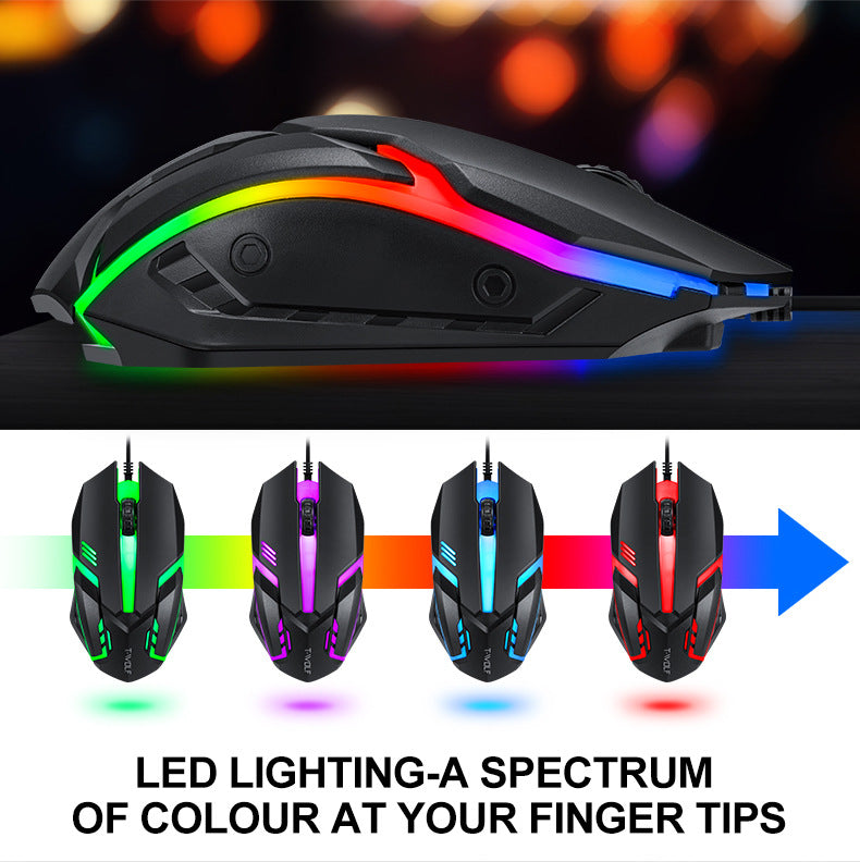 T-WOLF mouse showcasing design and features