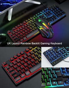 T-WOLF TF800 keyboard with RGB backlight