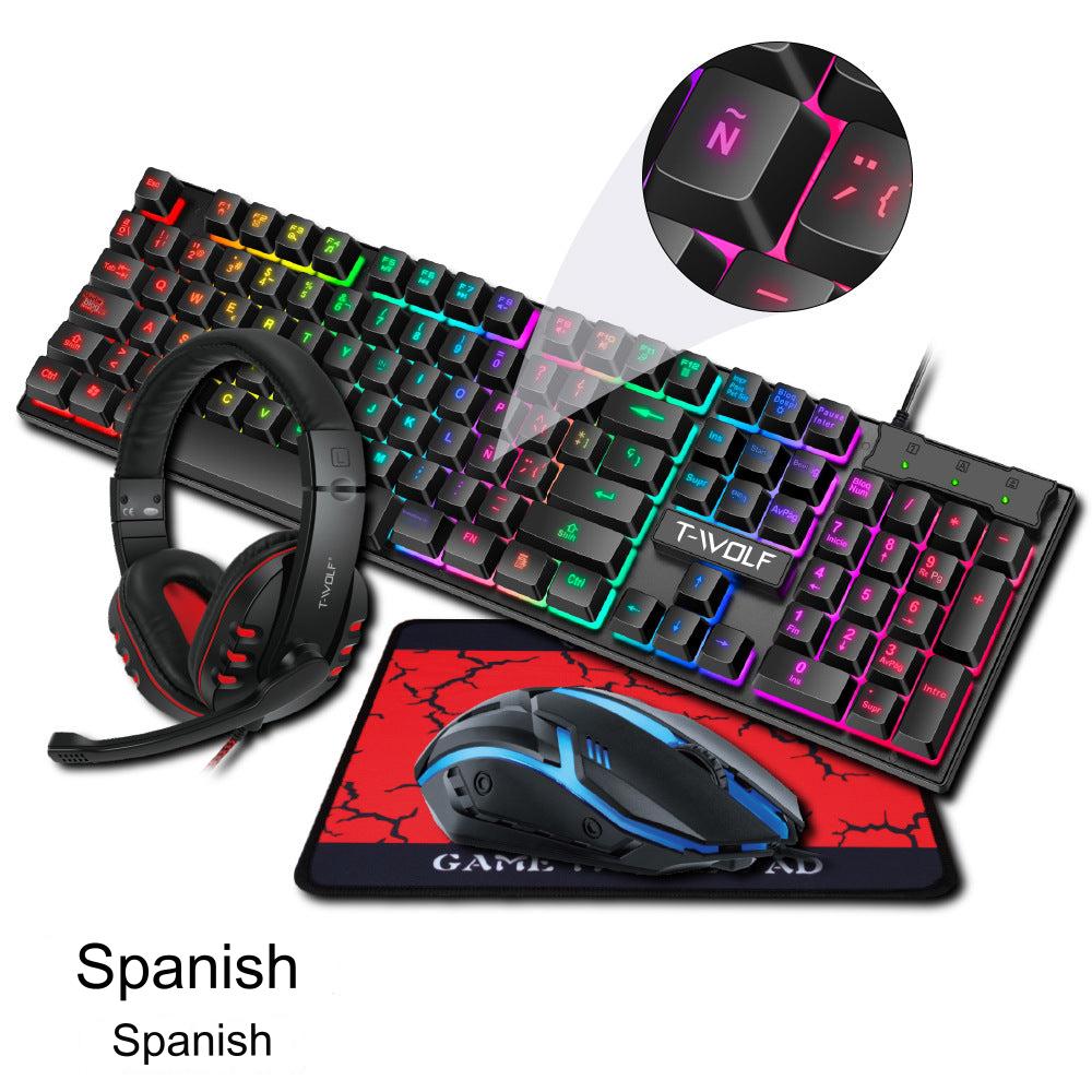 T-WOLF gaming mouse with precision sensor