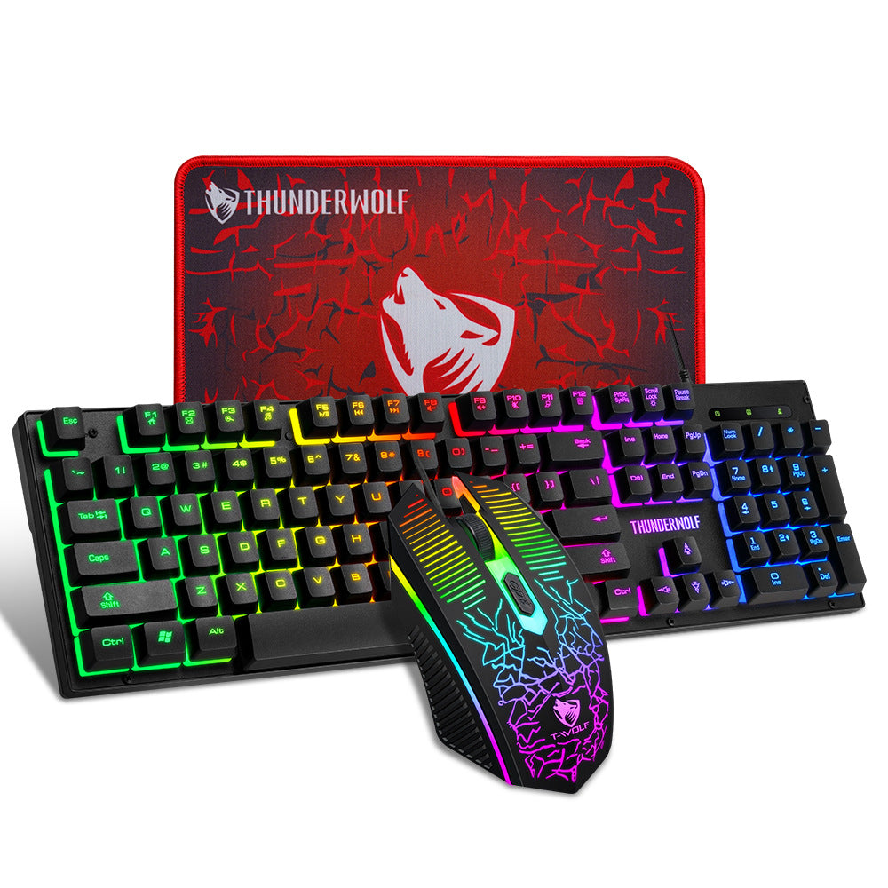 T-WOLF mouse pad showing durability