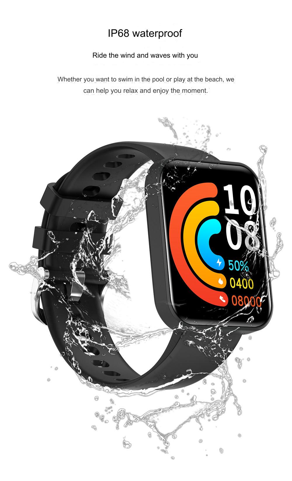 E21 Smartwatch showing notifications and alerts