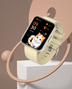 E21 Smartwatch display with health metrics