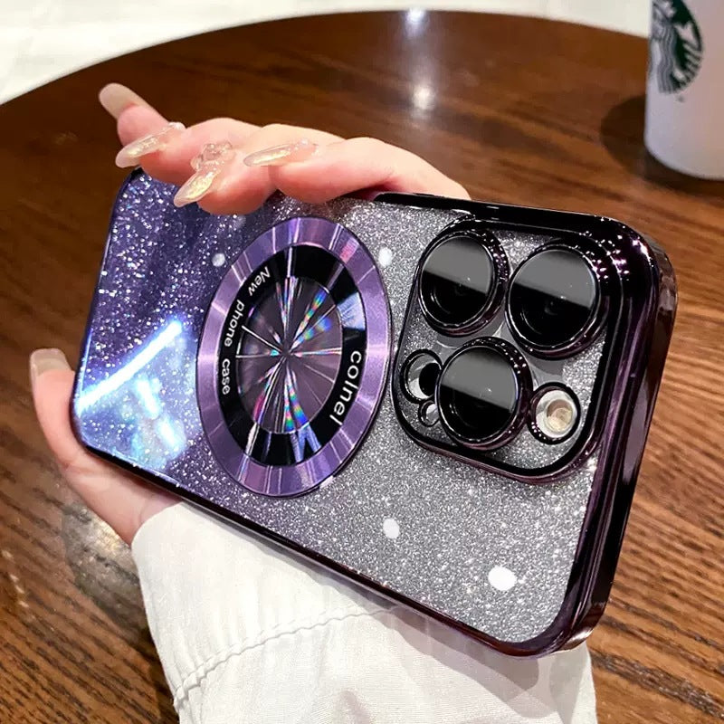 iPhone 16 Pro Gradient Case showing mirror effect