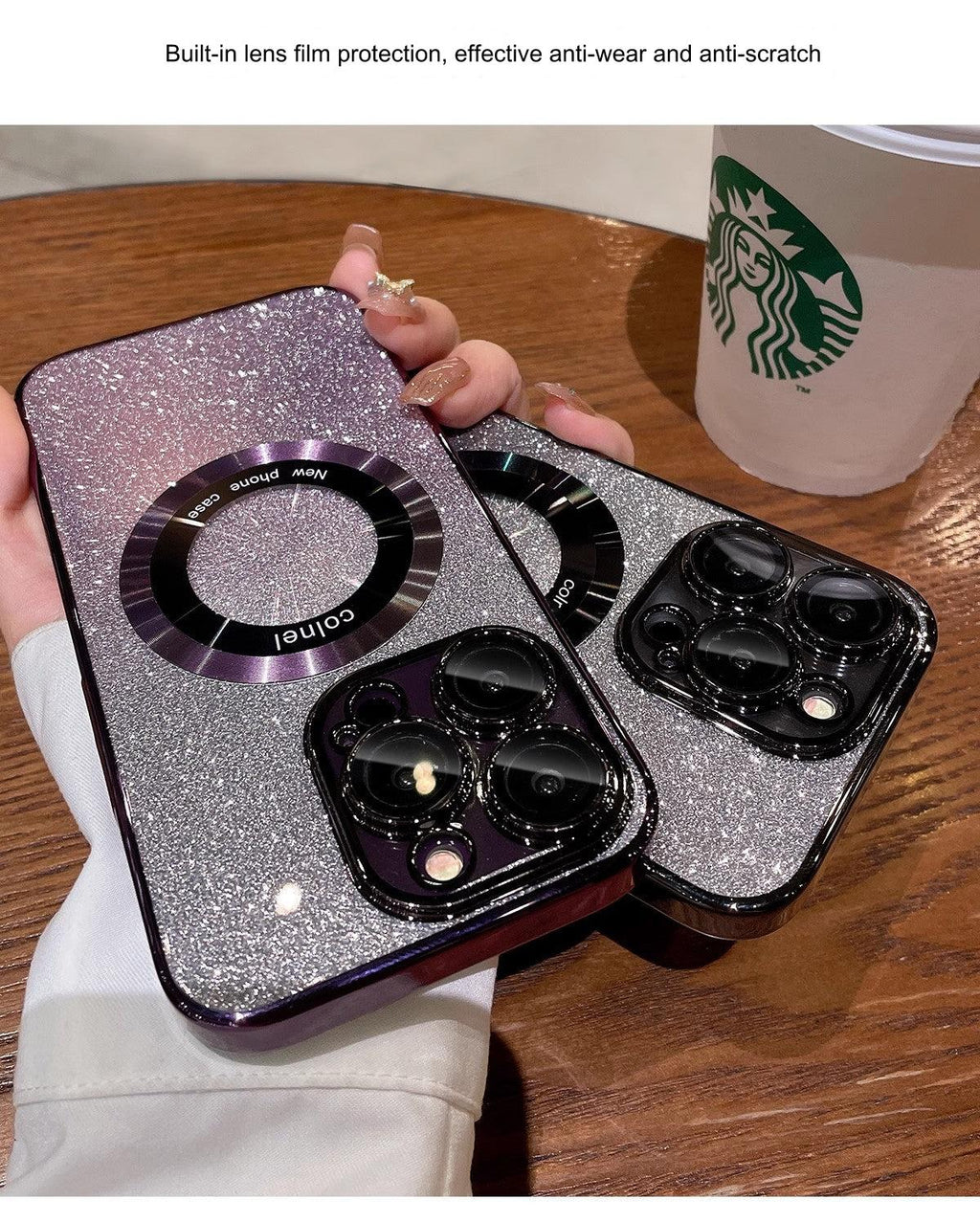 iPhone case with magnetic attachment feature