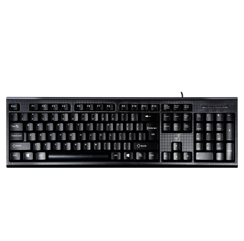 Close-up of Q9 Wired Keyboard keys