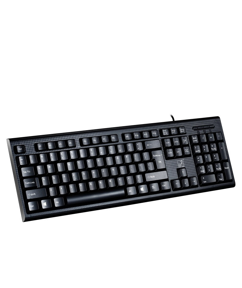 Q9 Wired Keyboard in an office setting