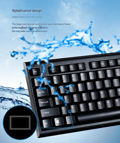 Q9 Wired Keyboard in an office setting