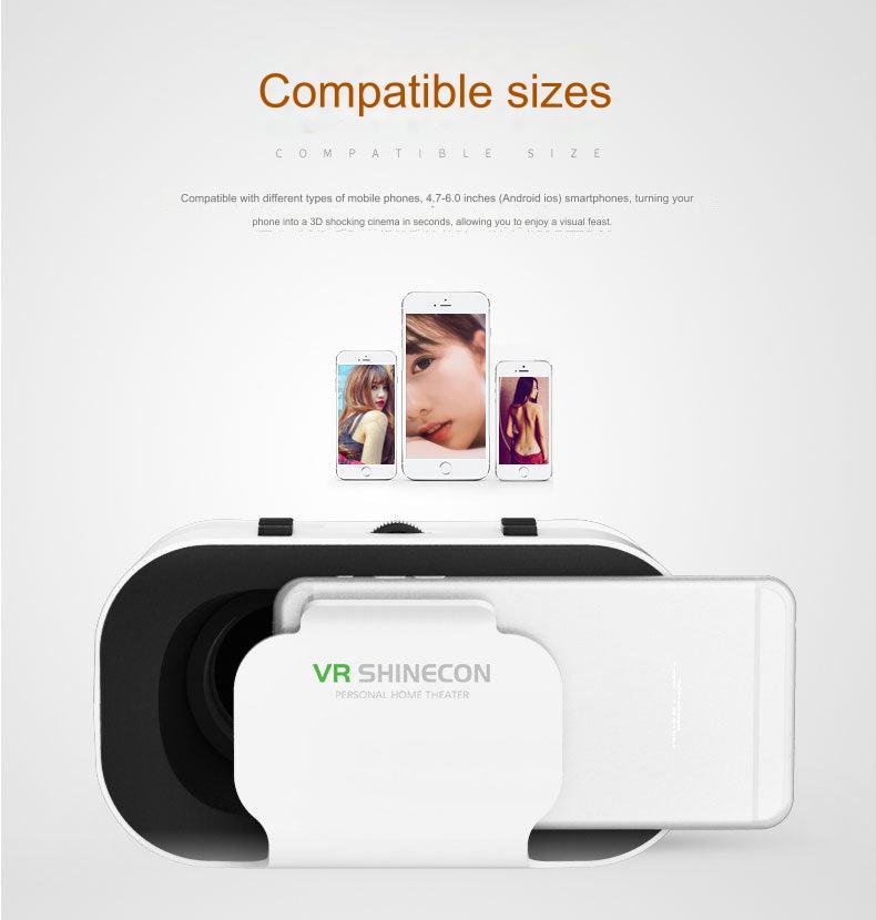 user wearing VRSHINECON G05a VR glasses